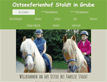Tablet Screenshot of ostseeferienhof.de